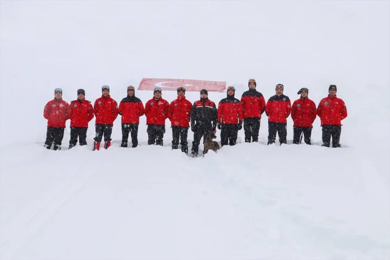 Ordu'da Çığda Arama Kurtarma Tatbikatı Gerçekleştirildi